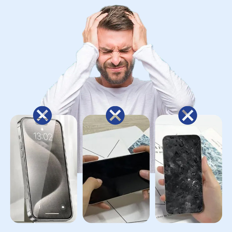 Multi-Angle Anti-Peep-Hartfolienset für das iPhone13-16