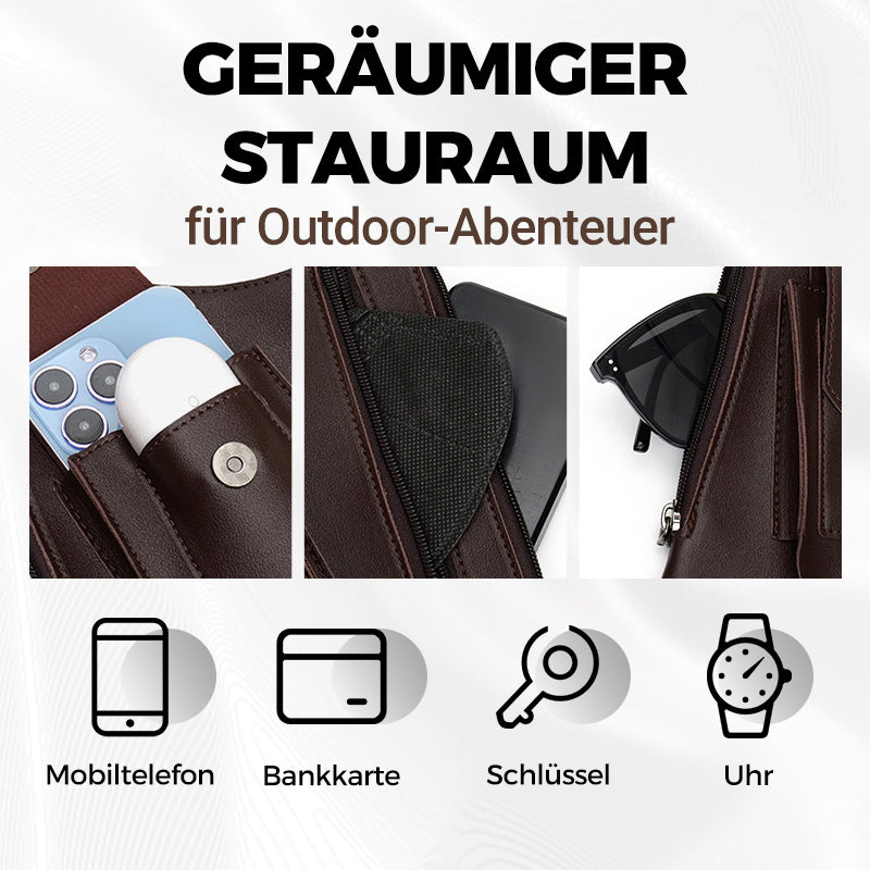 🔥Beliebter klassischer Stil🔥Taktische Anti-Diebstahl-Tasche für Herren mit doppeltem Schultergurt und mehreren Taschen