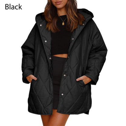 70%Rabatt🔥 Trendige leichte Steppjacke mit Kapuze für Damen im Winter