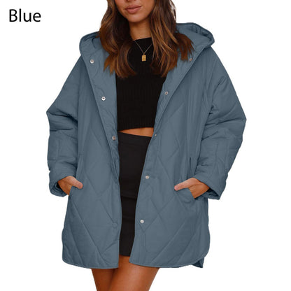 70%Rabatt🔥 Trendige leichte Steppjacke mit Kapuze für Damen im Winter