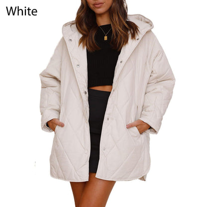 70%Rabatt🔥 Trendige leichte Steppjacke mit Kapuze für Damen im Winter