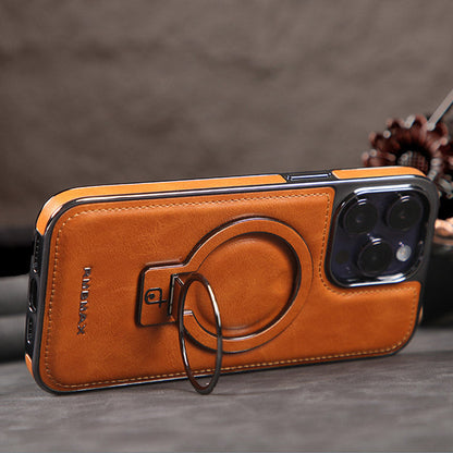 Luxuriöse Handyhülle aus PU-Leder für die iPhone 11-15-Serie