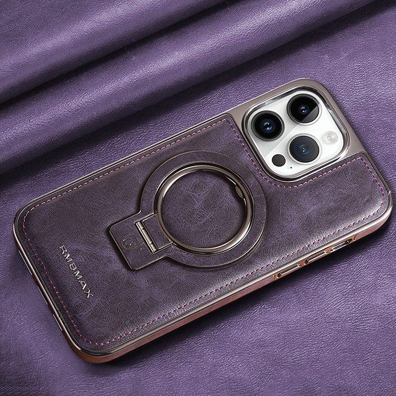 Luxuriöse Handyhülle aus PU-Leder für die iPhone 11-15-Serie