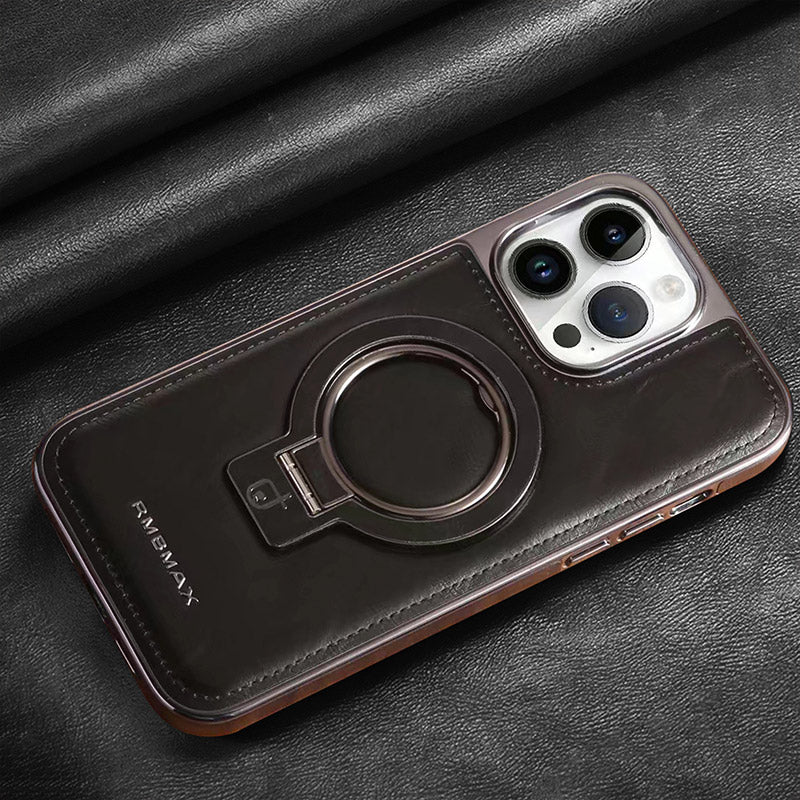 Luxuriöse Handyhülle aus PU-Leder für die iPhone 11-15-Serie