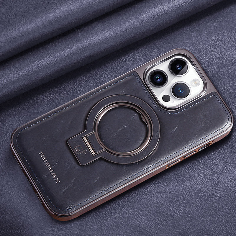 Luxuriöse Handyhülle aus PU-Leder für die iPhone 11-15-Serie