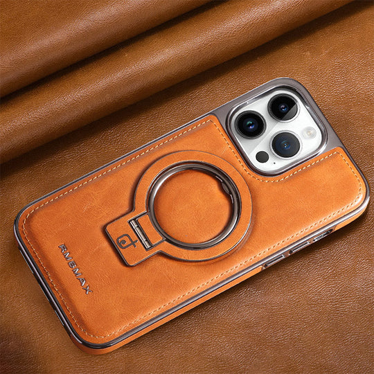 Luxuriöse Handyhülle aus PU-Leder für die iPhone 11-15-Serie