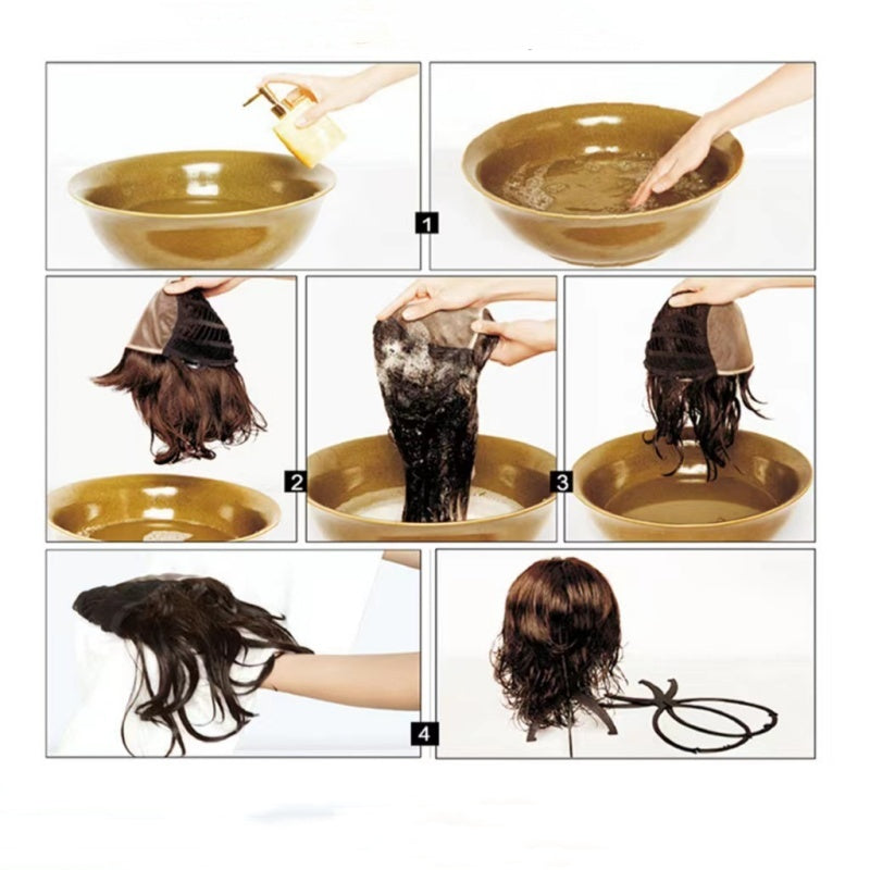 💜 LETZTER TAG DER AKTION - 50 % RABATT 💜18 Zoll lockige, gewellte Frizz-Haarverlängerung mit Pferdeschwanz