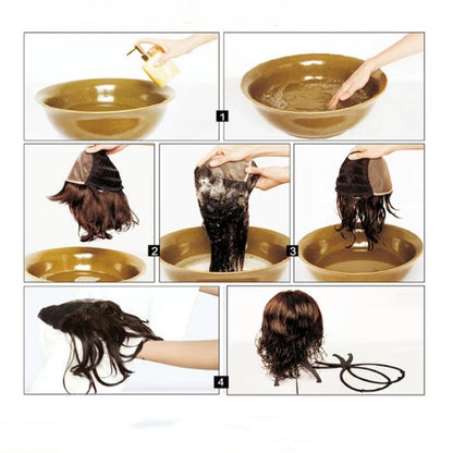 💜 LETZTER TAG DER AKTION - 50 % RABATT 💜18 Zoll lockige, gewellte Frizz-Haarverlängerung mit Pferdeschwanz