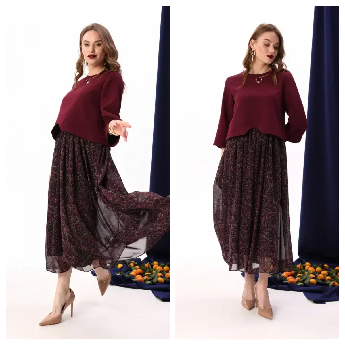 Elegantes hochwertiges Kleid