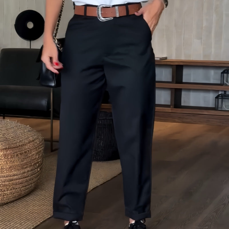 🌟Lässige, gerade Blazerhose für Damen mit hoher Taille🔥