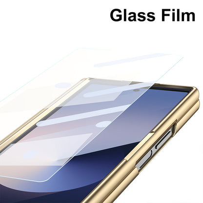 Klapphülle aus galvanisiertem Leder mit Stiftschlitz für Z FOLD 3/4/5/6