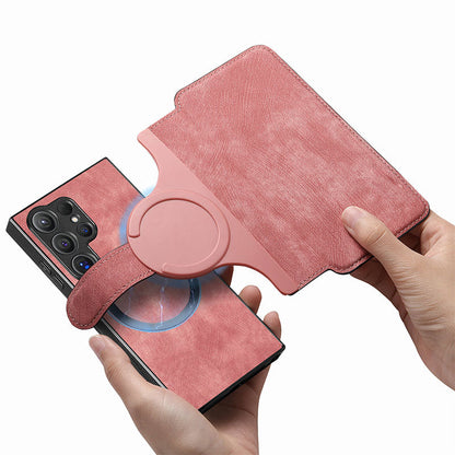 Neu eingetroffen | 2-in-1 magnetische All-Inclusive-Schutzhülle aus Leder mit abnehmbarem Kartenhalter für die Samsung Galaxy S-Serie