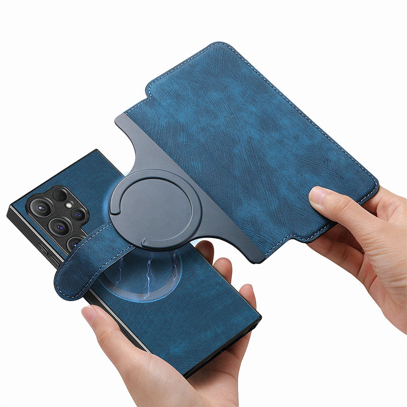 Neu eingetroffen | 2-in-1 magnetische All-Inclusive-Schutzhülle aus Leder mit abnehmbarem Kartenhalter für die Samsung Galaxy S-Serie