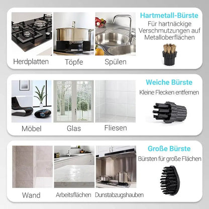 🚿 DAMPFREINIGER – 155°C Dampf • Kein Schrubben • Lebensmittelsicher • Multifunktional • Ohne Aufheizzeit