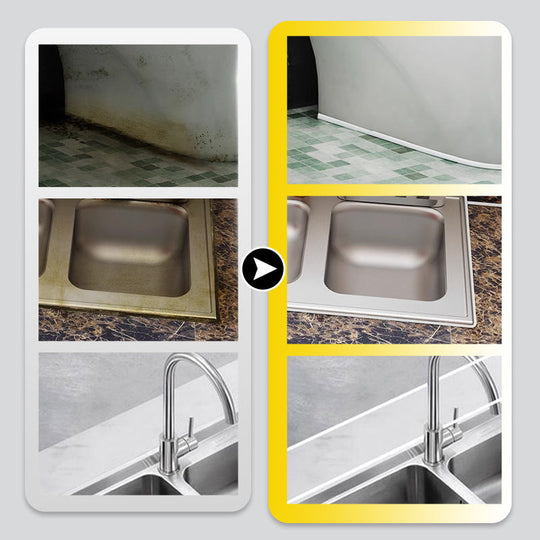 🏠 KAUFE 2, ERHALTE 1 GRATIS! ⛏️ Weiße Dichtungsmasse Multifunktion – Wasserdicht, Schimmelresistent &amp; Mit Abzieher 🧱