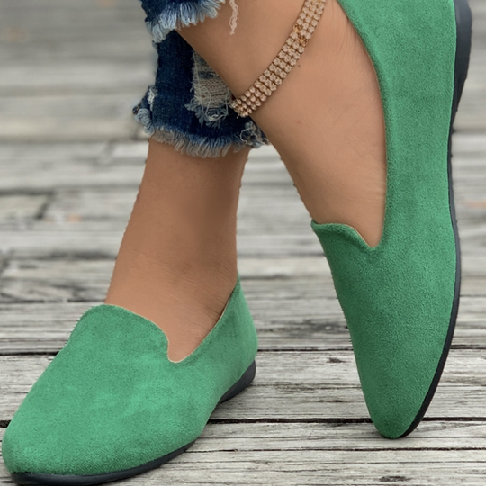🔥Heißer Verkauf🔥 Lässige, einfarbige flache Schuhe für Damen