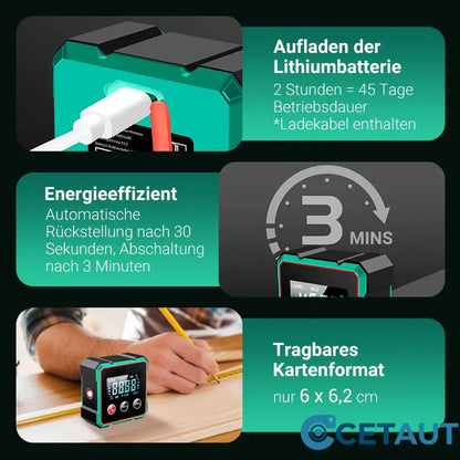 🔧Hot 50% off🔥 Magnetischer digitaler Winkeldetektor mit elektronischem Laser