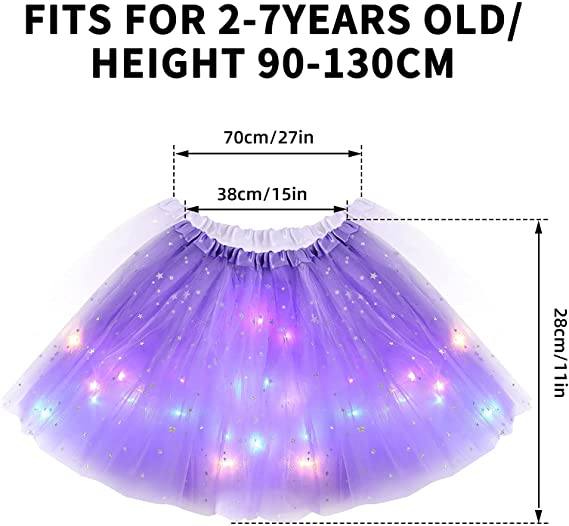 💕Heißer Verkauf 49 % Rabatt🌸✨Magischer & leuchtender LED-Tutu-Rock✨