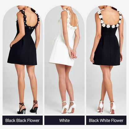 Die dame trägt einen eleganten kringelausschnitt