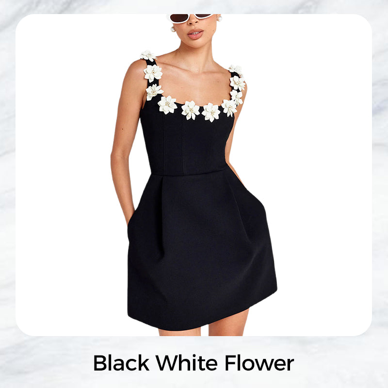 Die dame trägt einen eleganten kringelausschnitt