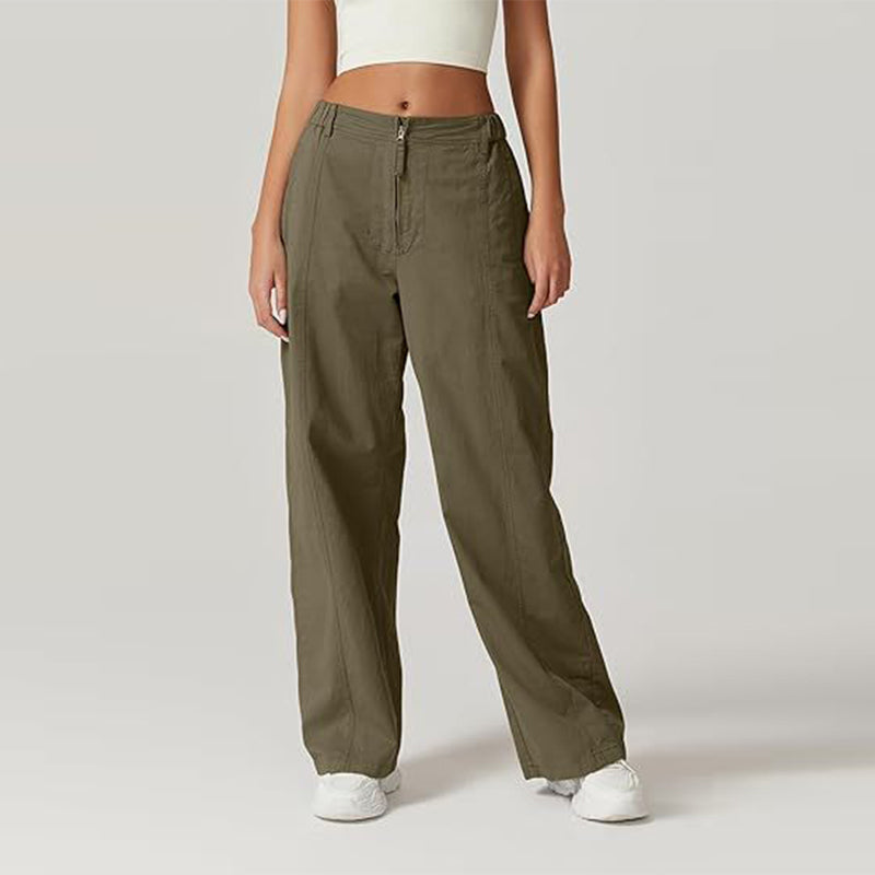 ⏳Begrenzte Zeit 50% Rabatt💥Lässige, lockere Damenhose mit hoher Taille und Taschen