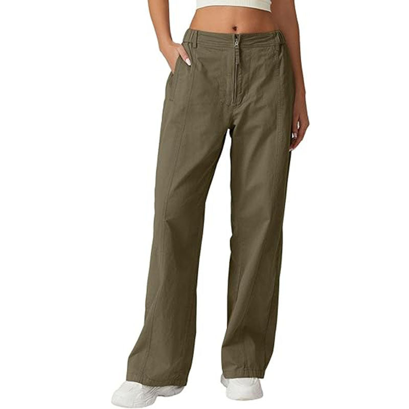 ⏳Begrenzte Zeit 50% Rabatt💥Lässige, lockere Damenhose mit hoher Taille und Taschen