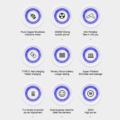 🔥HEISSER VERKAUF🔥 Leistungsstarker tragbarer multifunktionaler Staubsauger