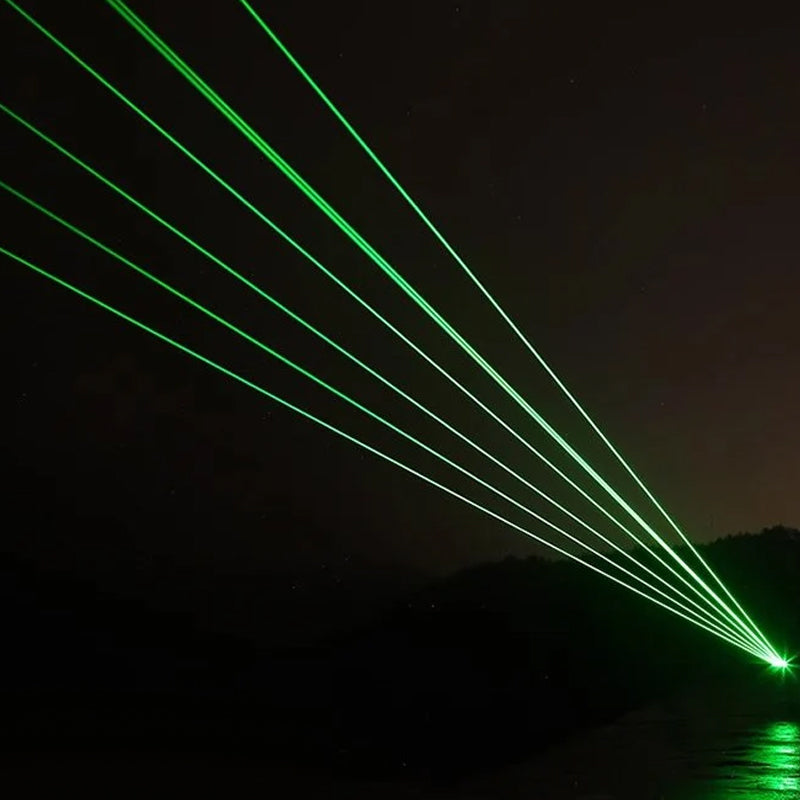 Einpunkt-Laserlicht in Rot und Grün