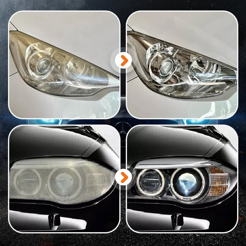 Scheinwerfer-Fleckenentferner & Polierpaste