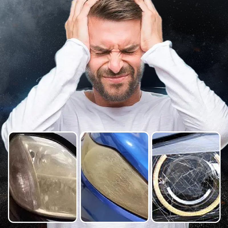 Scheinwerfer-Fleckenentferner & Polierpaste