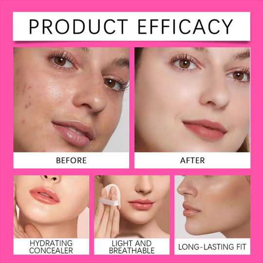 Feuchtigkeitsspendende Creme-Foundation