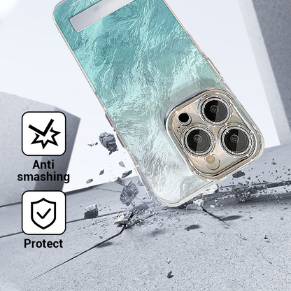 Farbverlauf Handytasche mit Ständer & Kette für iPhone Serie