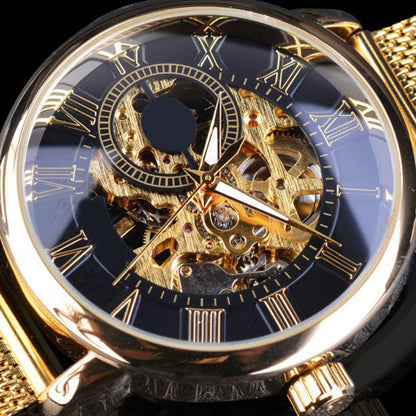 ⏳Zeitlich begrenztes Sonderangebot⌛Skelett-Herrenuhren mit mechanischer Lünette