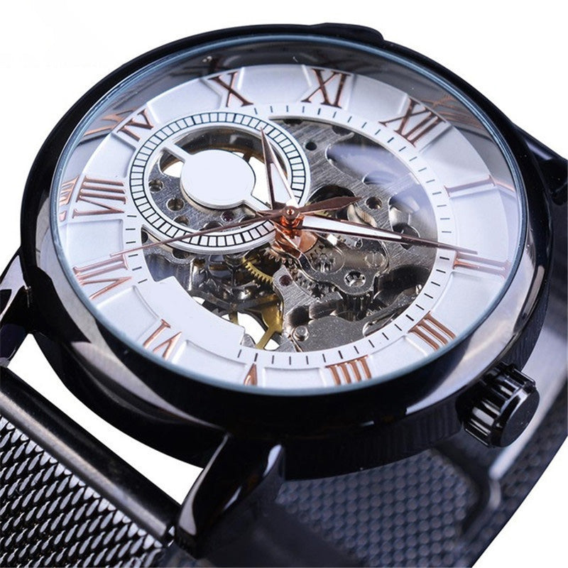 ⏳Zeitlich begrenztes Sonderangebot⌛Skelett-Herrenuhren mit mechanischer Lünette