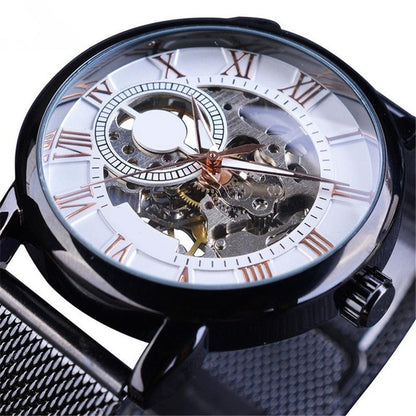 ⏳Zeitlich begrenztes Sonderangebot⌛Skelett-Herrenuhren mit mechanischer Lünette
