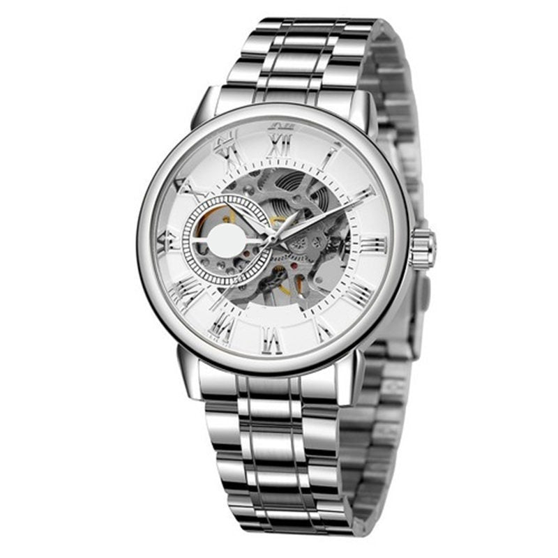 ⏳Zeitlich begrenztes Sonderangebot⌛Skelett-Herrenuhren mit mechanischer Lünette