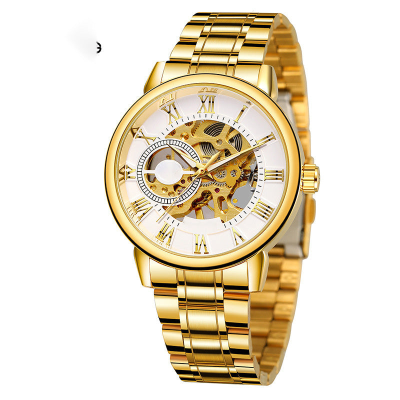 ⏳Zeitlich begrenztes Sonderangebot⌛Skelett-Herrenuhren mit mechanischer Lünette