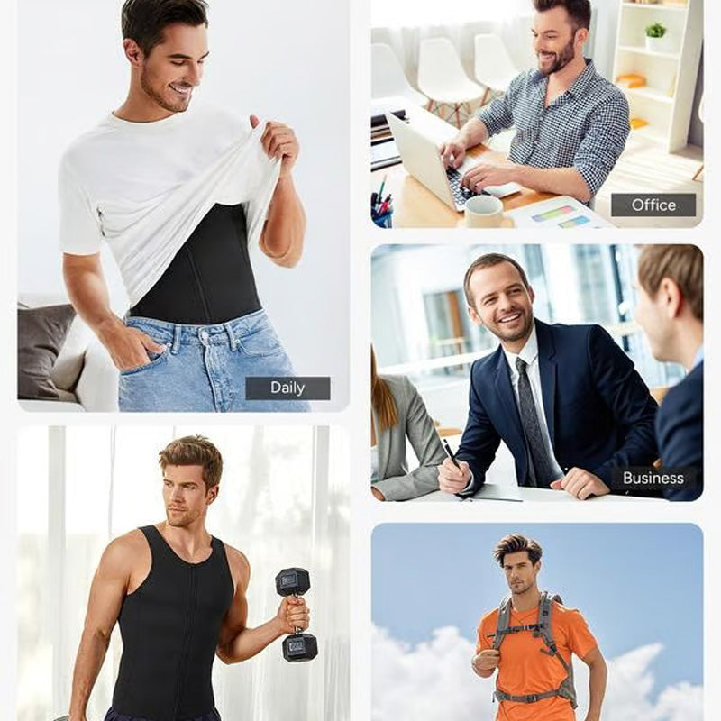 ⚡2026 Heißer Verkauf 50% OFF 🔥Herren Reißverschluss Taille Trainer Trimmer Weste
