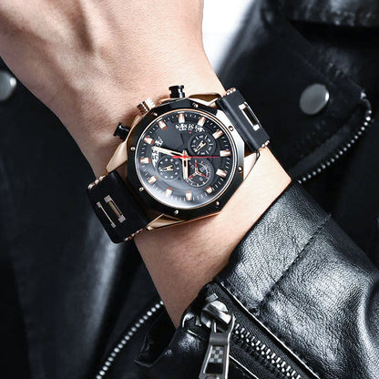 📢📢 Flash Sale: Nur noch 3 Stunden! ⏰⏰——Großes Zifferblatt Kalender Quarz Business Uhr