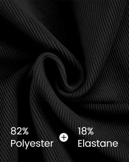 👙2025 New Type ~50% OFF 👙Texturiertes Bikini-Set mit Knotendetail und High-Waist-Schnitt