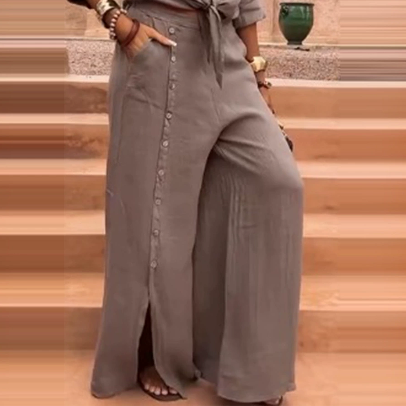 💃Elegantes 2-teiliges Set für Damen in Uni-Farbe