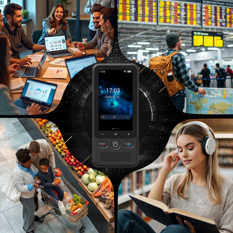 ✈️2026 HOT SALE🗣️50K+ SOLD!🌐Multifunctional Portable Translator – Real-Time 2-Way Voice Translation, Offline Mode &amp; 100+ Languages Supported📱