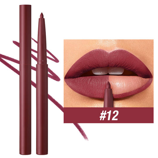 🌸💐Wasserfestes Matte Lip Liner Set in 12 Farben