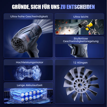 🌪️🌪️Auto Elektrel Schneegebläse Handheld -Lüfter ✨（50% Rabatt für eine begrenzte Zeit!）