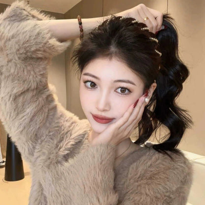 🔥Heißer Verkauf 50% Rabatt🔥Vintage High Cranium Artificial Pearl Hairband