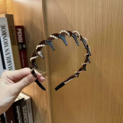 🔥Heißer Verkauf 50% Rabatt🔥Vintage High Cranium Artificial Pearl Hairband