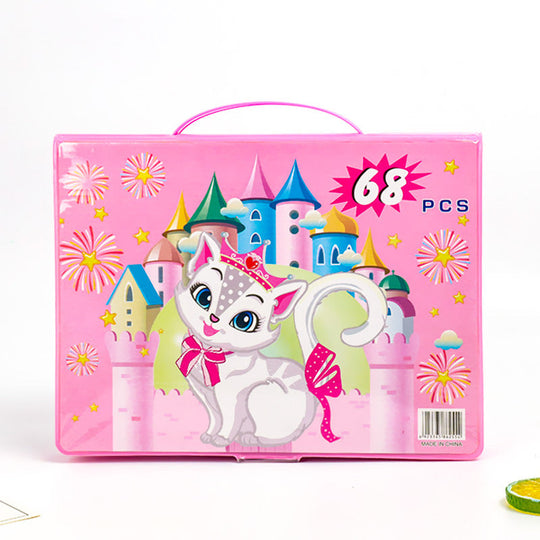 🎨 60% RABATT JETZT! ✨ Deluxe 6-in-1 Kreativ-Kunstset - Enthält Malwerkzeuge &amp; 12 Farben für die Entwicklung kindlicher Fantasie 🧑‍🎨🌟