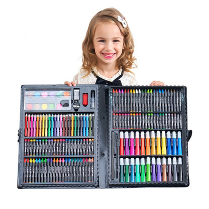 🎨 60% RABATT JETZT! ✨ Deluxe 6-in-1 Kreativ-Kunstset - Enthält Malwerkzeuge & 12 Farben für die Entwicklung kindlicher Fantasie 🧑‍🎨🌟