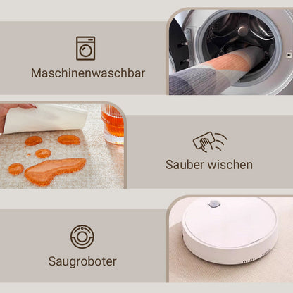 ⏳Begrenzte Zeit 50% Rabatt💥🎁 Schönes Geschenk🥳Luxuriöser schmutzabweisender Teppich