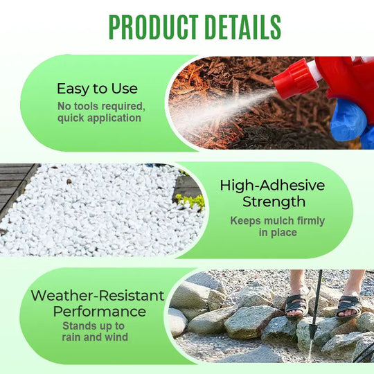 ⏳Begrenzte Zeit 50% Rabatt🌿 Ultra-starker Landschaftskleber | 2h trocken | Hält ALLES an Ort &amp; Stelle | Wetterfest &amp; langlebig